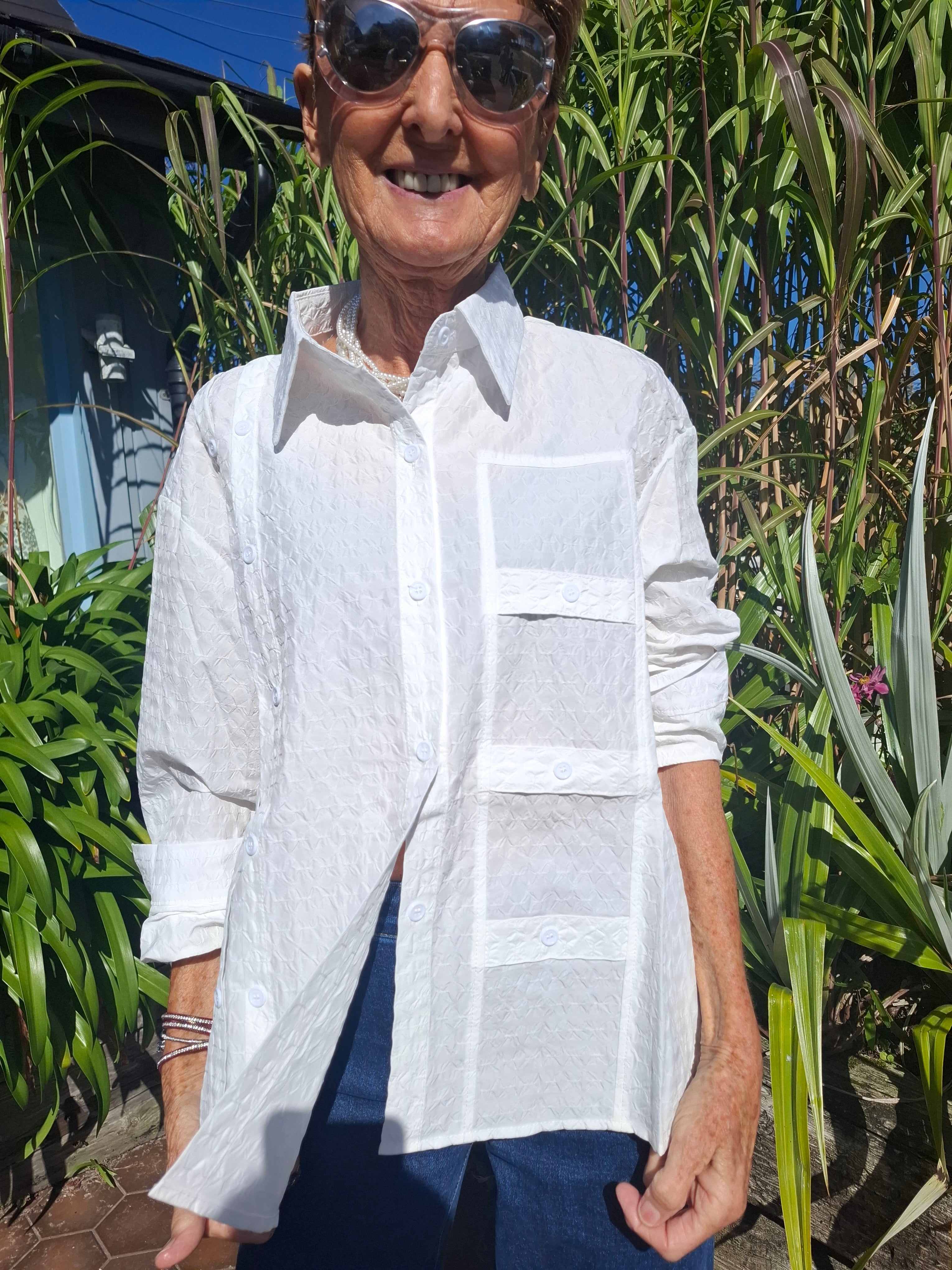 Crisp white shirt