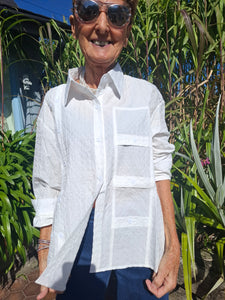 Crisp white shirt