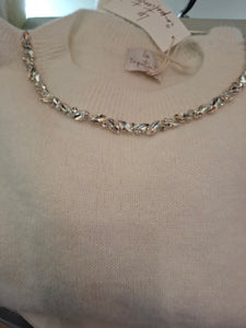 Sweater with diamante