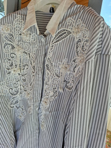Sparkly striped shirt