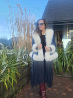 Load image into Gallery viewer, Fur denim jacket
