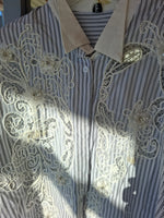 Load image into Gallery viewer, Sparkly striped shirt
