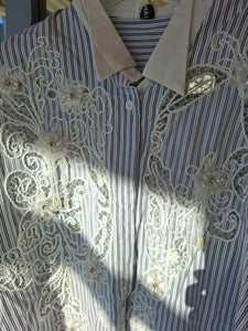 Sparkly striped shirt