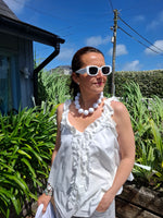 Load image into Gallery viewer, Flowy v neck blouse
