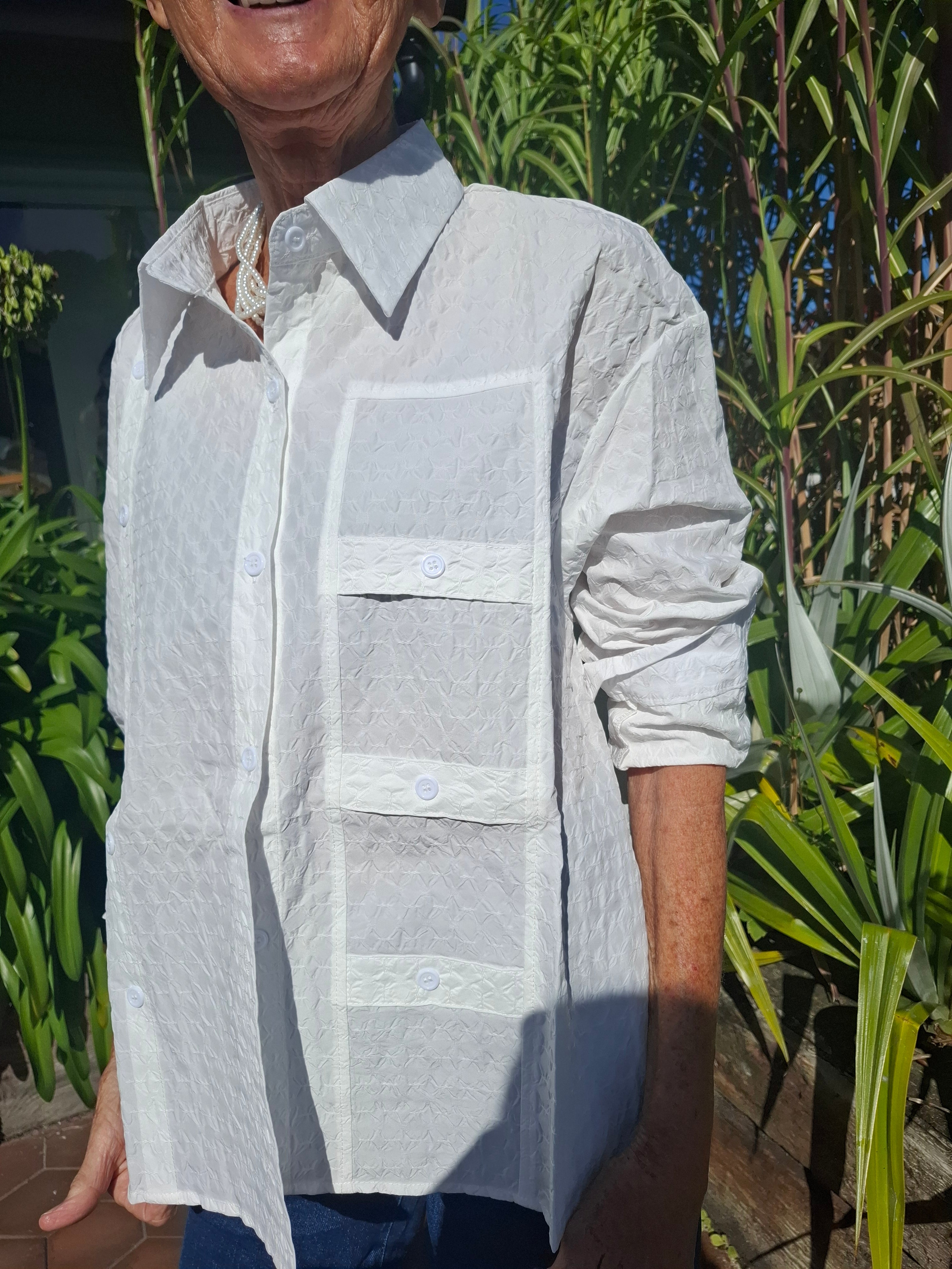 Crisp white shirt