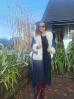 Load image into Gallery viewer, Fur denim jacket
