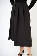 Load image into Gallery viewer, Pleated high waist midi skirt
