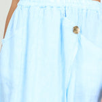 Load image into Gallery viewer, Wrap style linen midi skirt
