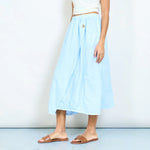 Load image into Gallery viewer, Wrap style linen midi skirt
