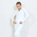 Load image into Gallery viewer, Satin collar blouse
